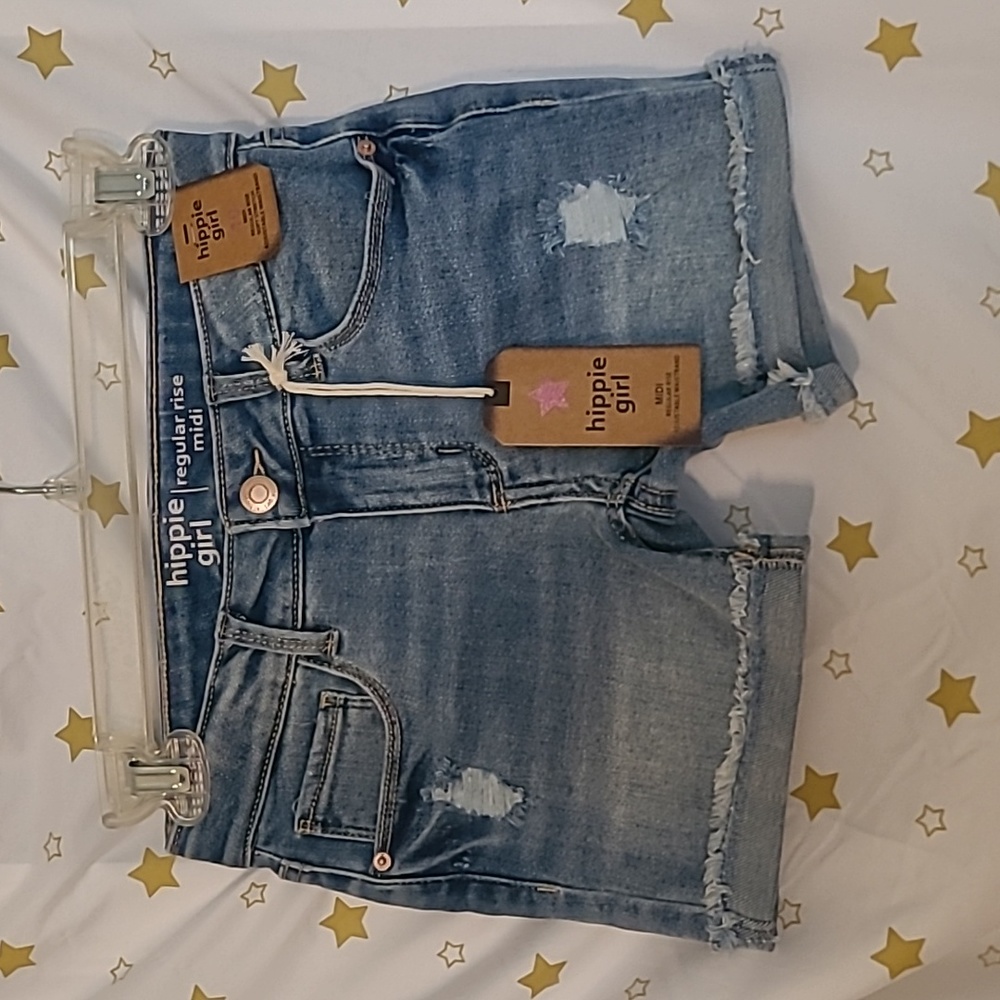 Denim shorts